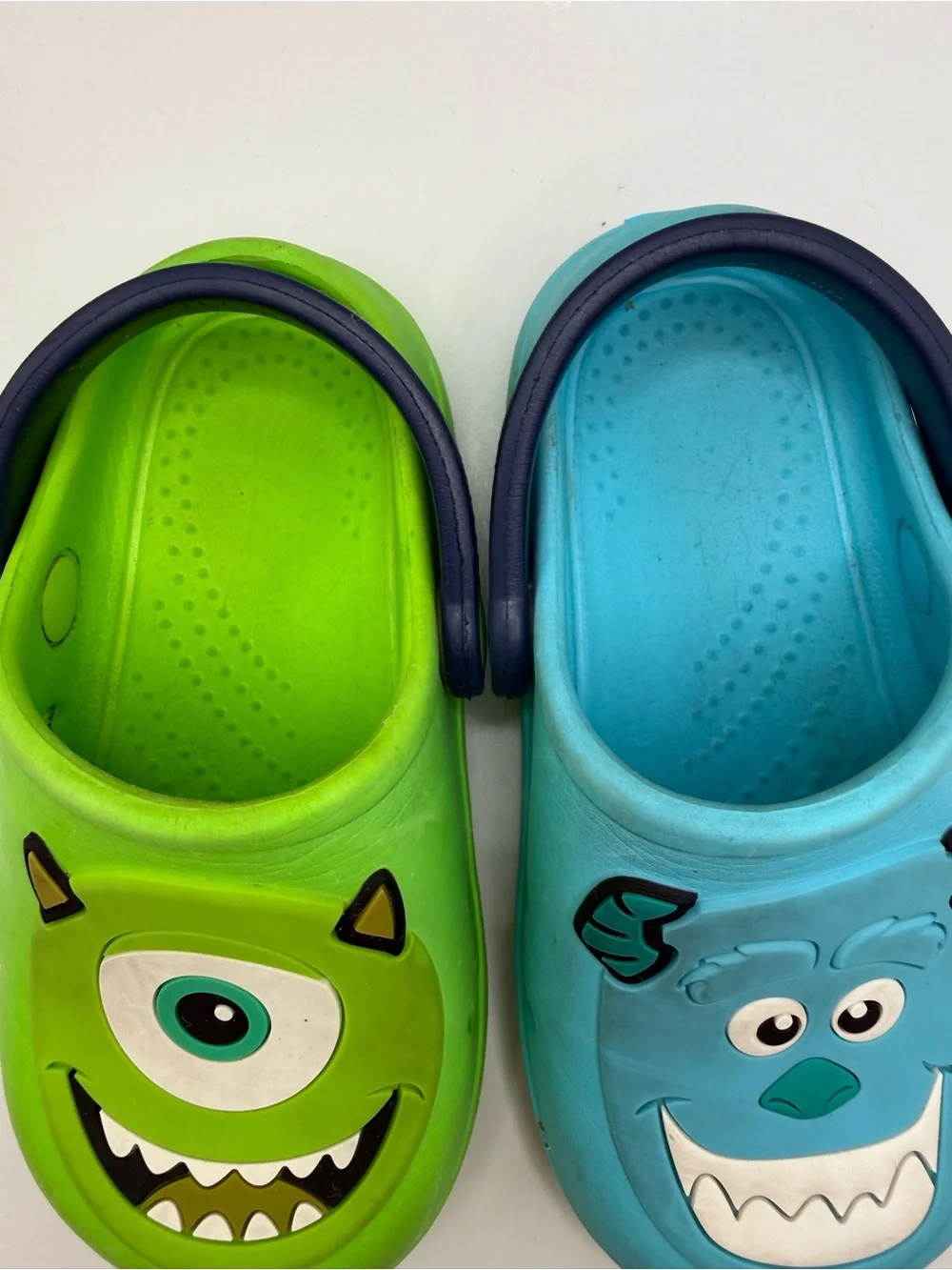 Monsters inc- Mike and Sully clog style shoes