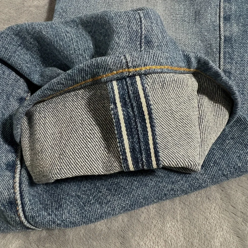 Levis Made & Crafted 511 Jeans Mens 30x34 (30x32) Selvedge Blue Slim Straight