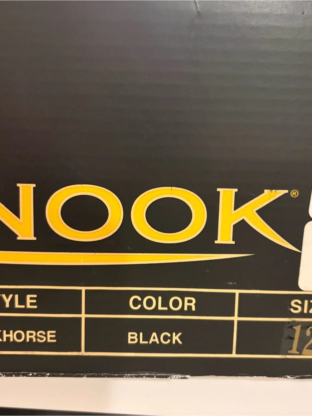 Nook Black and Yellow Branded Box Graphic