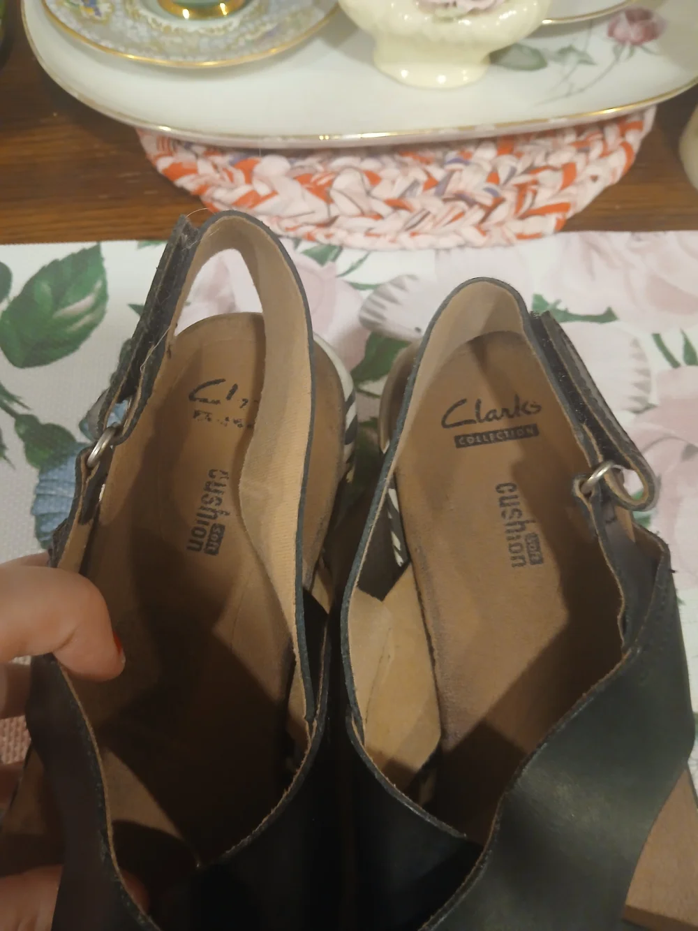 Clarks design footbed