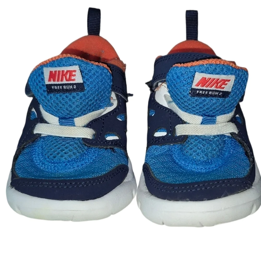 Nike Kids Blue and White Athletic Shoes
