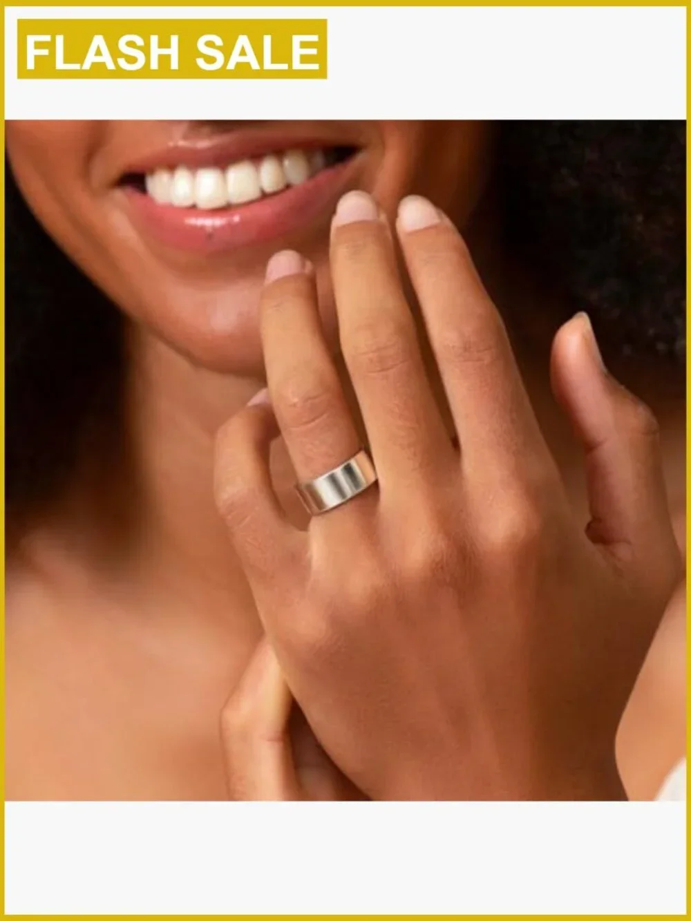 Adjustable Magnetic Wellness Ring 18K Gold Plated Stainless Steel Unisex
