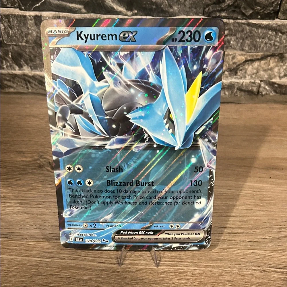 Pokémon Kyurem EX Jumbo Promo Card 028/086‎ Black Bolt Set M/NM