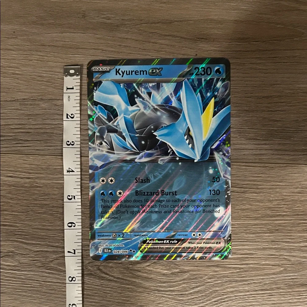 Pokémon Kyurem EX Jumbo Promo Card 028/086‎ Black Bolt Set M/NM