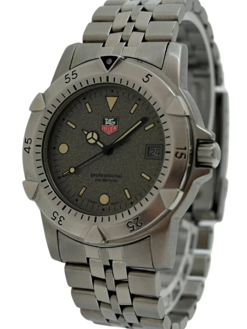 Tag Heuer 40mm Men's Jumbo Granite Rock Dial 1500 Series Watch! Ref: 959.706 G!