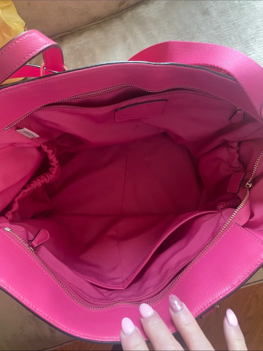 Coach stylish pink