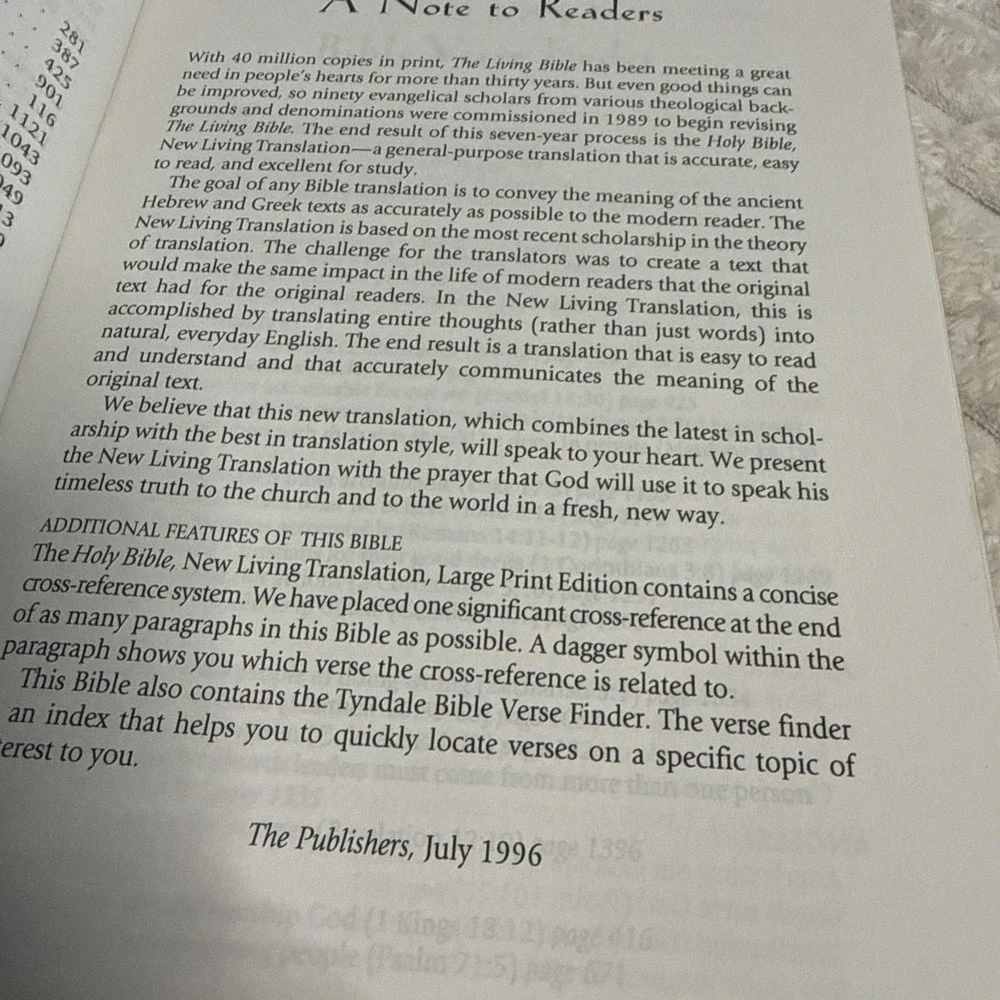 N/A this bible