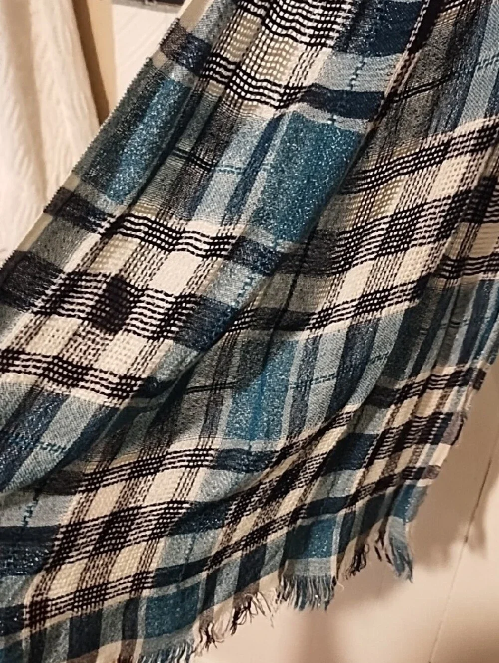 Christopher & Banks lightweight plaid