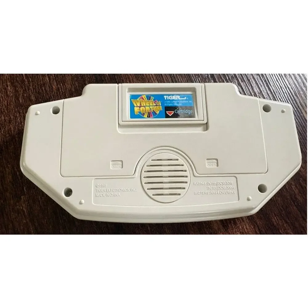 1995 Tiger Electronics Wheel Of Fortune Handheld LCD Video Game Plus Cartridge 1