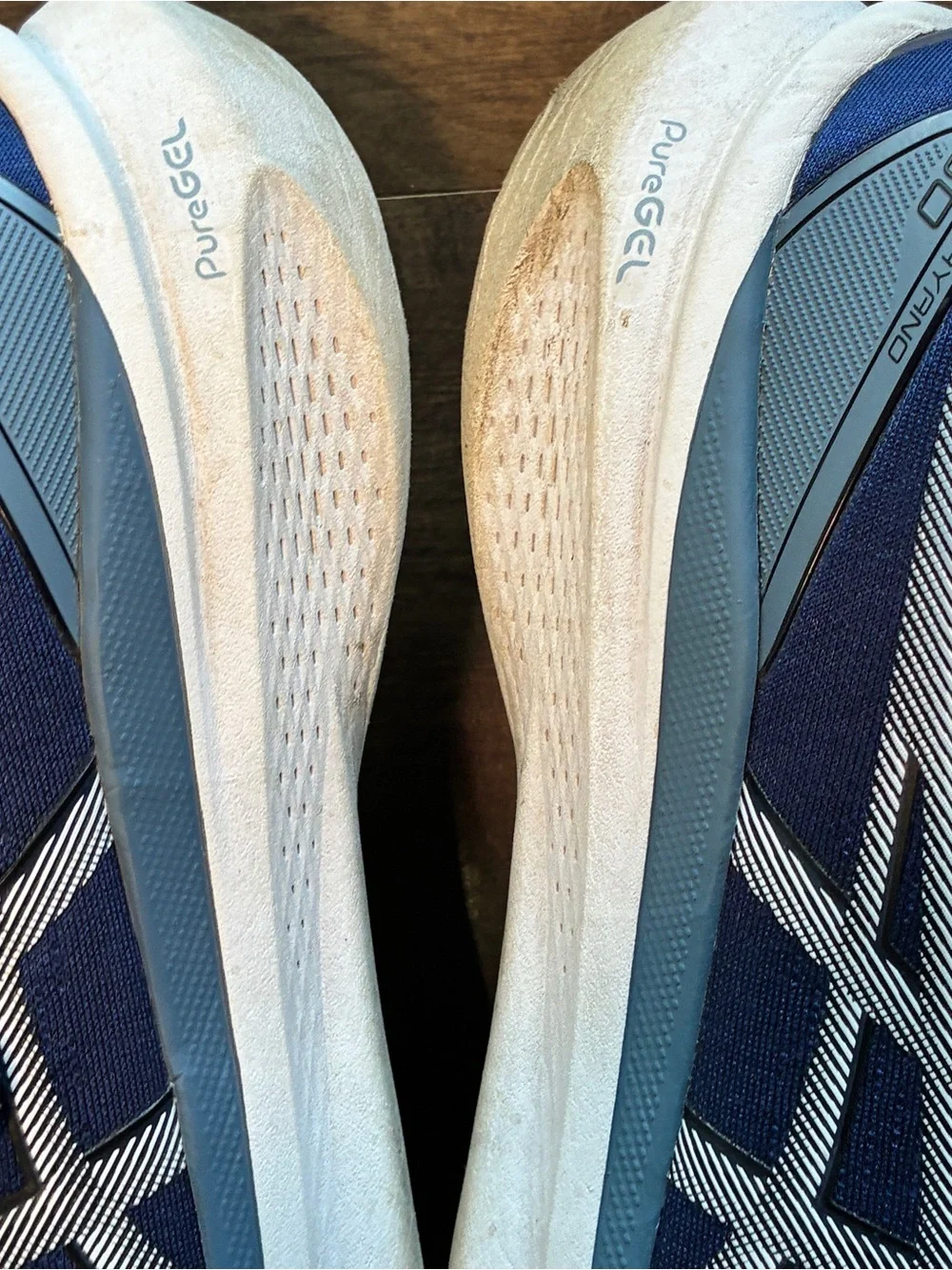 ASICS Men's Gel-Kayano 30 Blue and White Size 14