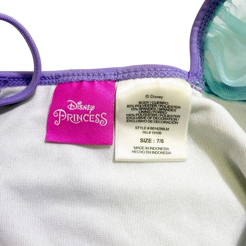 Disney The‎ Little Mermaid Ariel Mermaid at Heart 1 Piece Swimsuit size 7/8