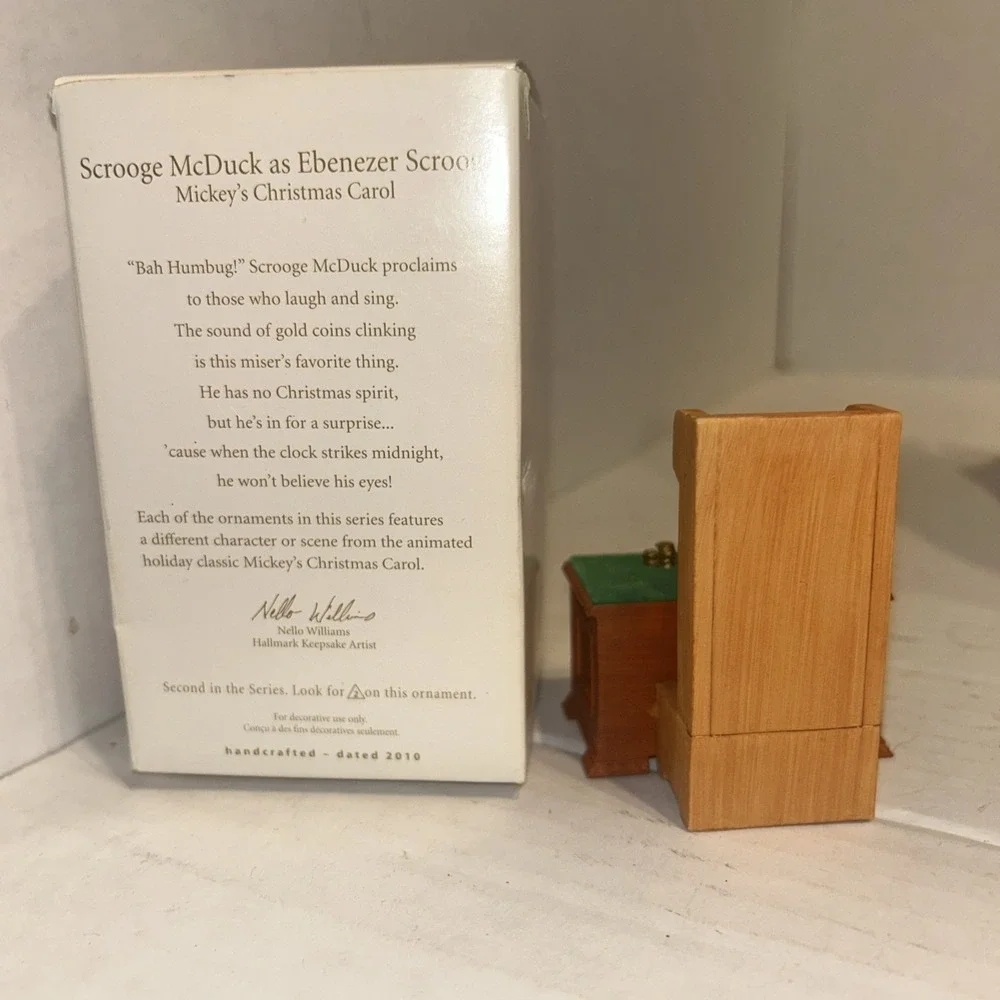 Hallmark Keepsake Ornament 2010 Disney Scrooge McDuck As Ebenezer Scrooge Series