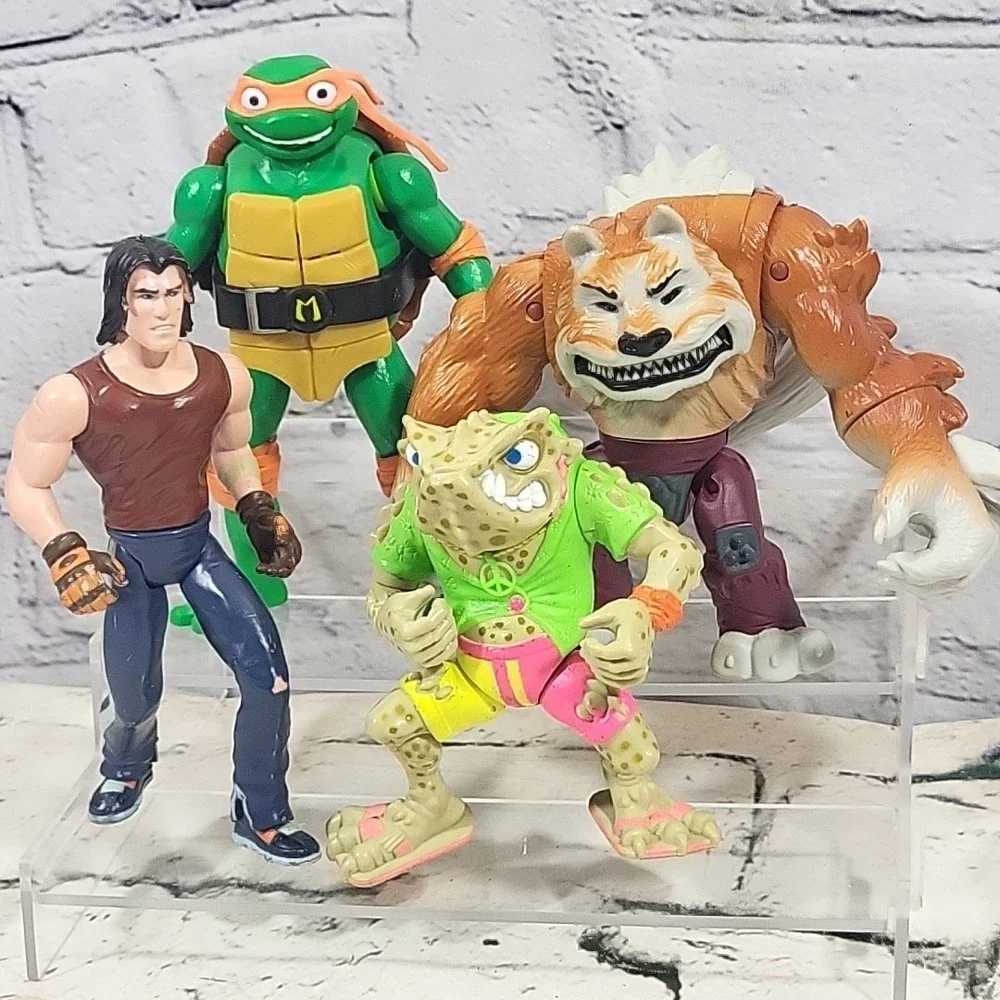 TMNT Mutant Ninja Turtles Action Figures Lot Dogpound Casey Jones‎ Bonafrog