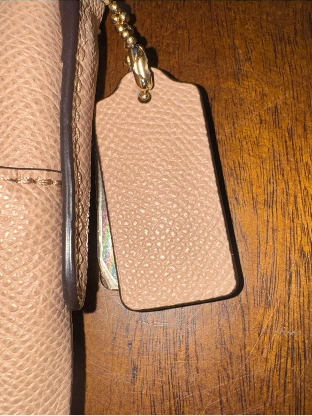 Coach Kitt Messenger Bag Tan Pebbled Leather Crossbody Purse Removable Strap