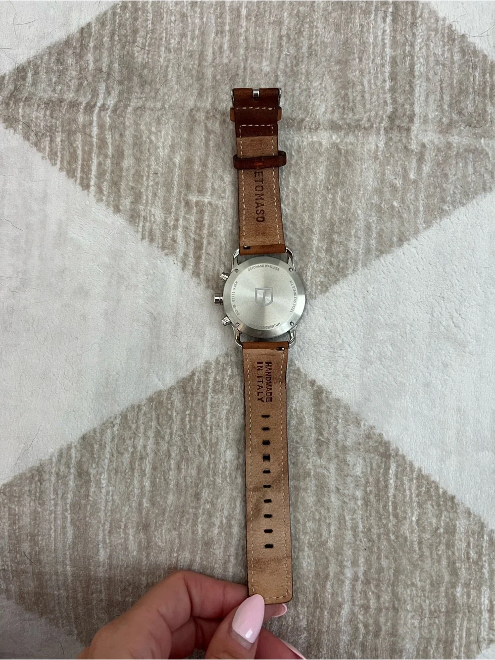 Detomaso $220 leather strap