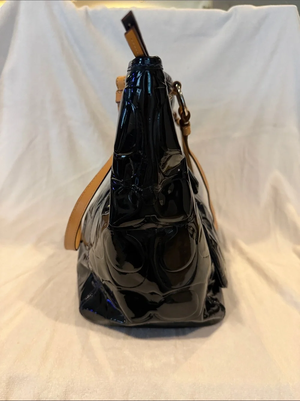 Coach glossy patent