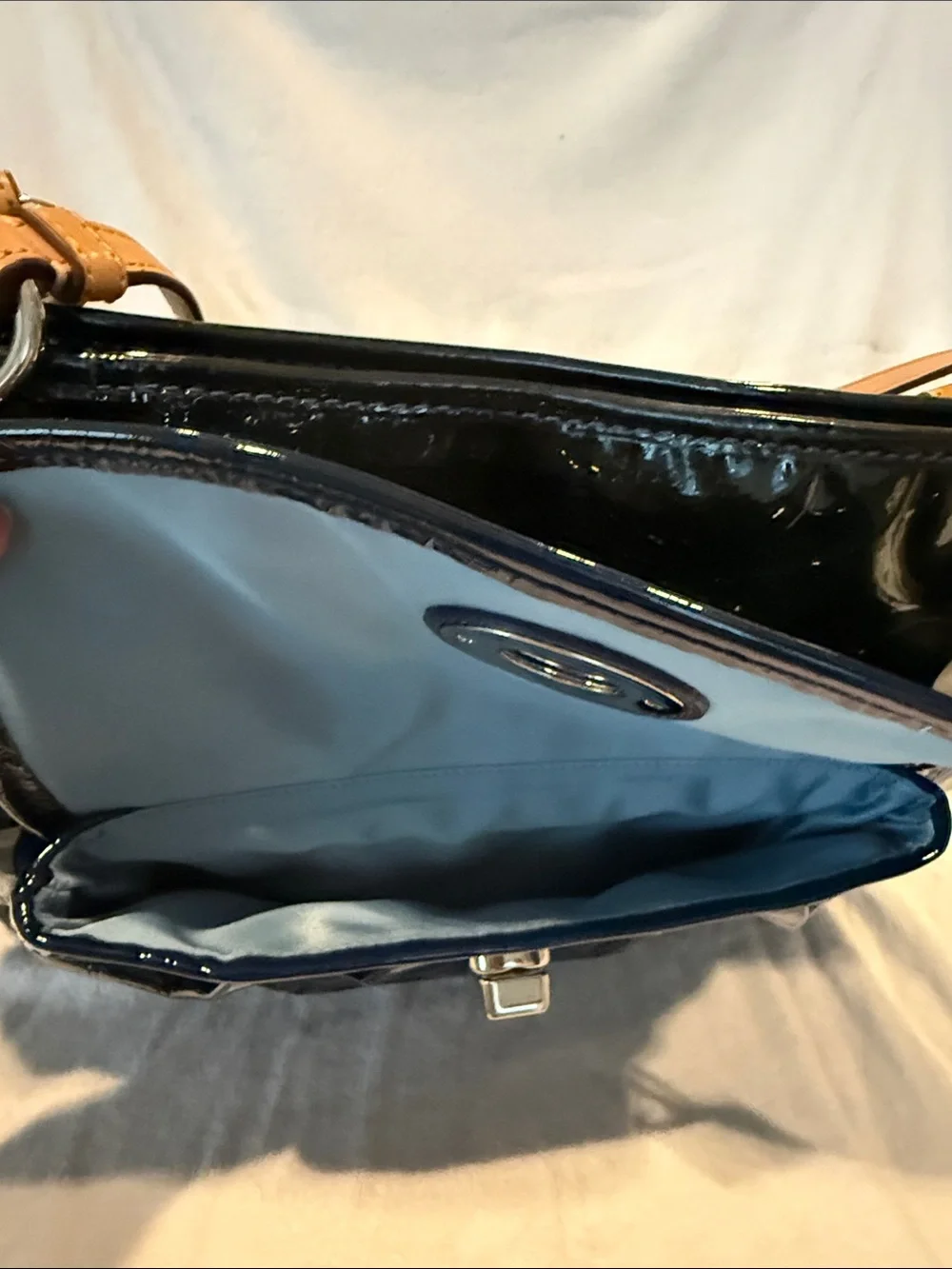 Coach glossy patent