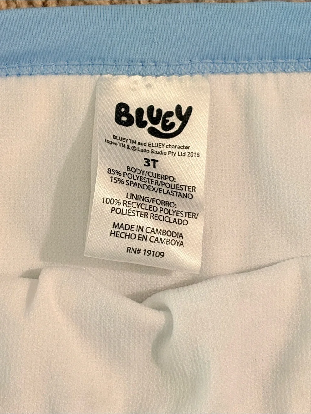 Bluey light blue
