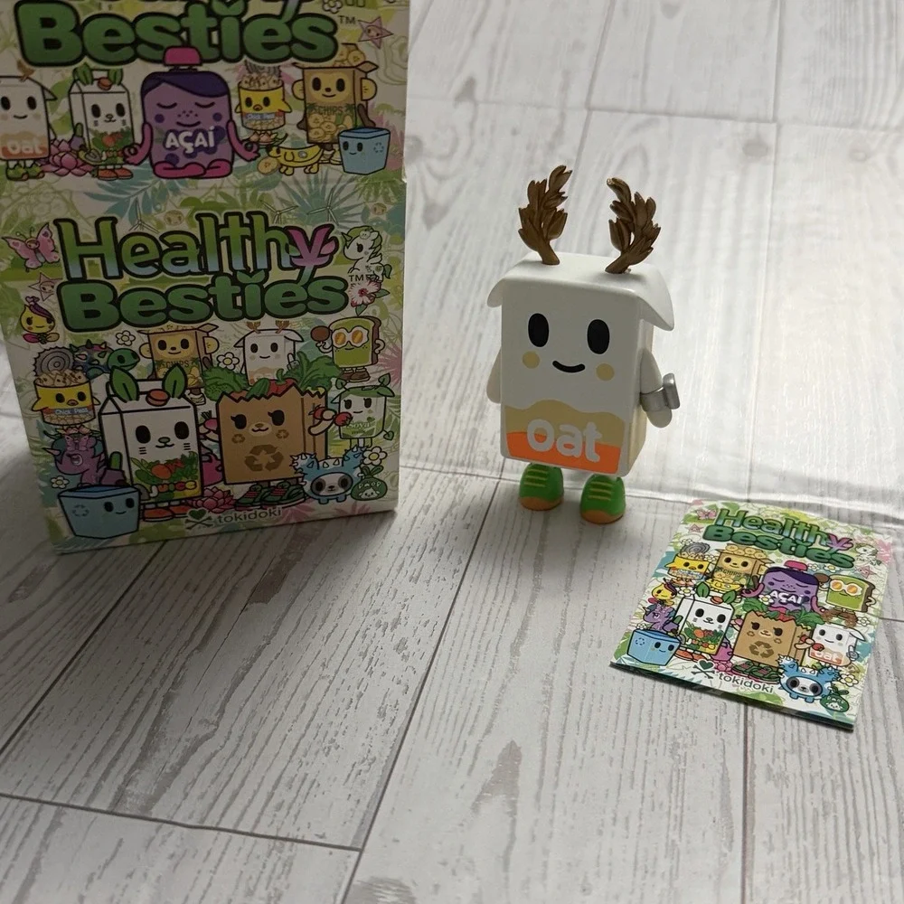 Tokidoki Healthy Besties Series 1 OATIS Blind Box Figure‎ Toy Figurine Milk NEW