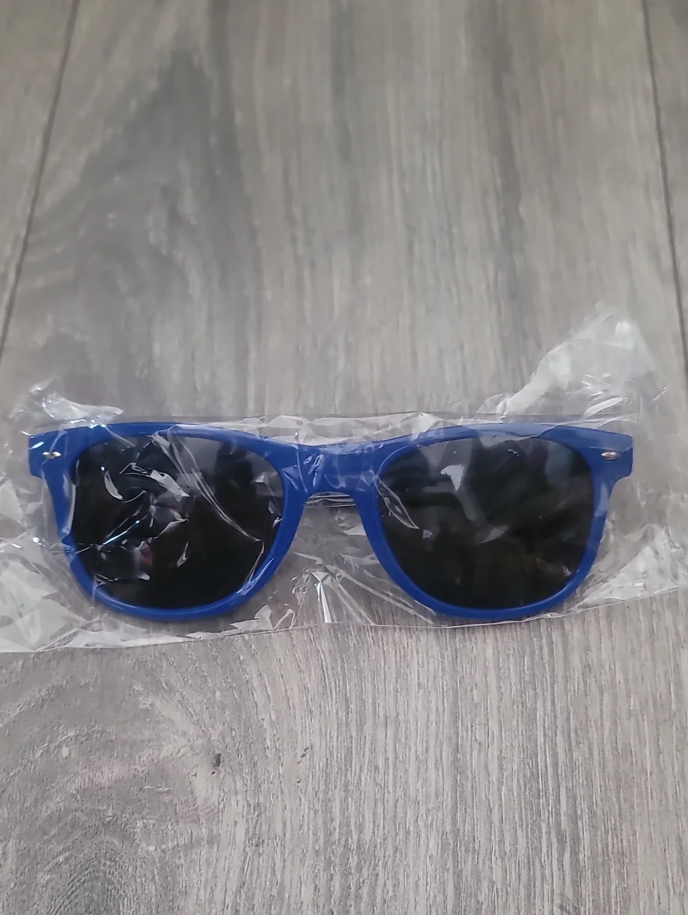 Blue and Black Wayfarer Sunglasses - UV400