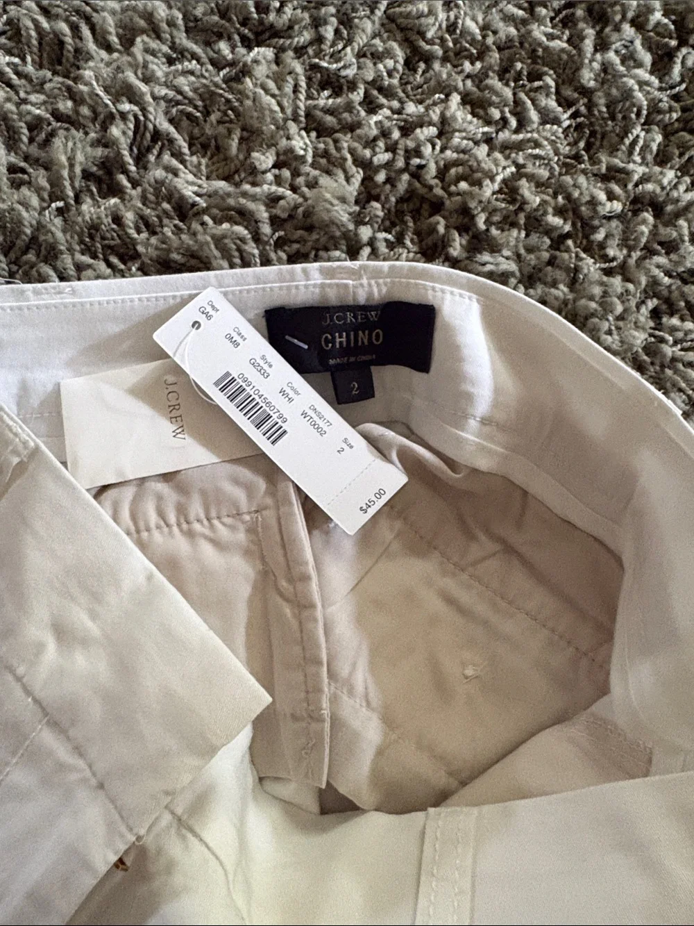 J. Crew clean tailored