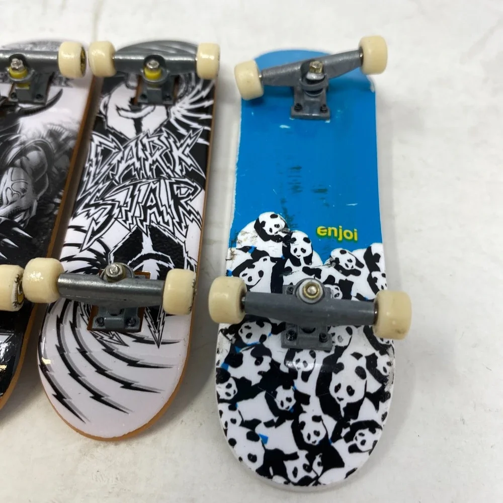Tech Deck Finger Skateboards Panda Dark Star‎ Adam Dyet Paul Machnau Lot of 6