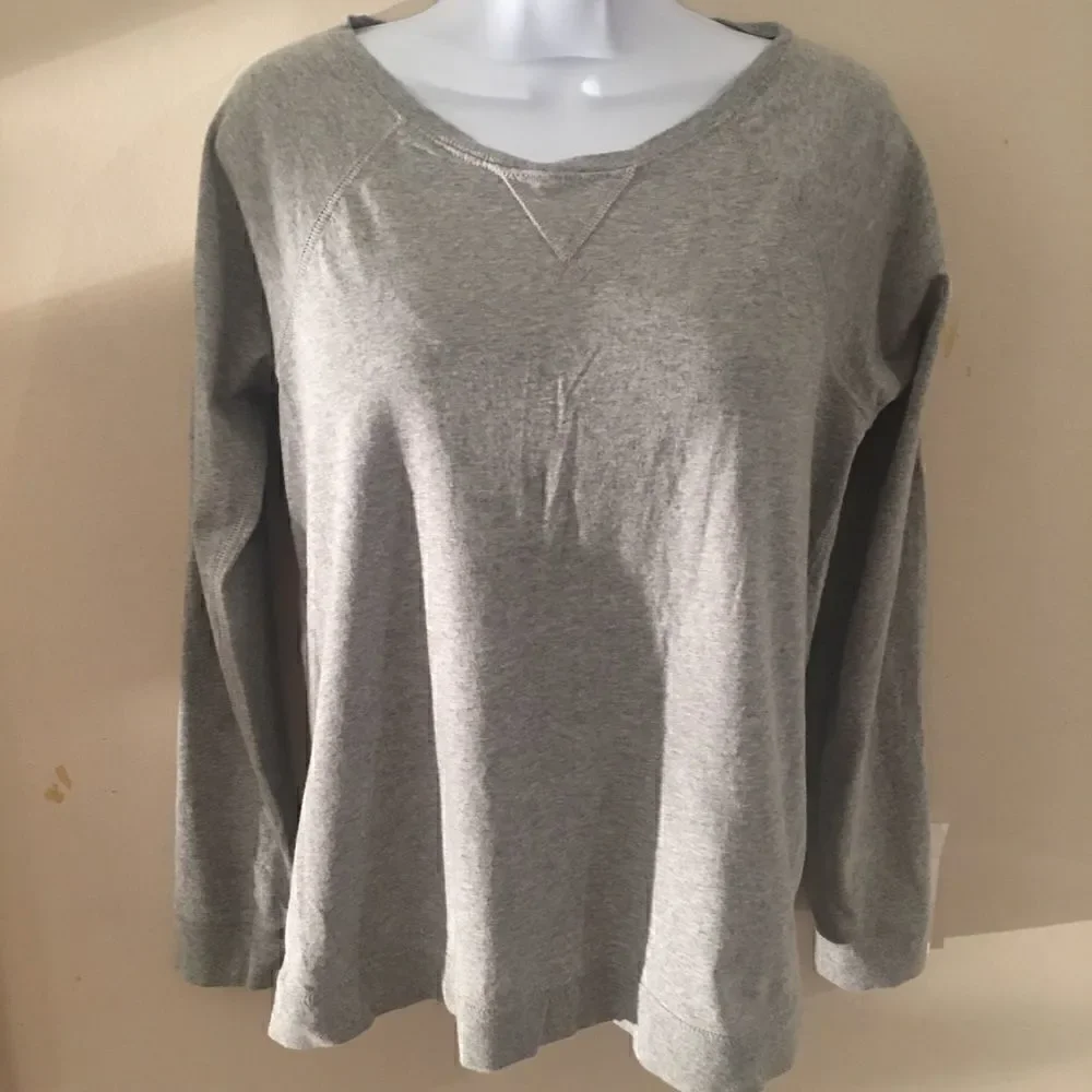 J Crew 3/4 Sleeve Basic Top