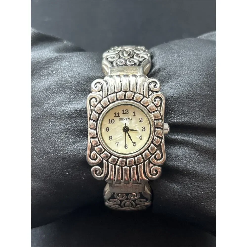 Geneva silver tone