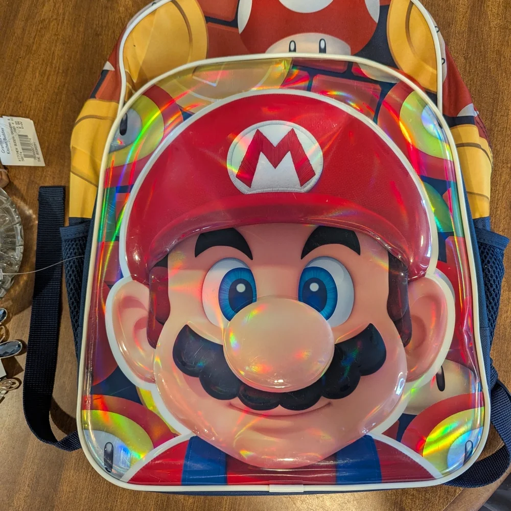 Nintendo Mario Kids‎ Backpack - Red and Blue