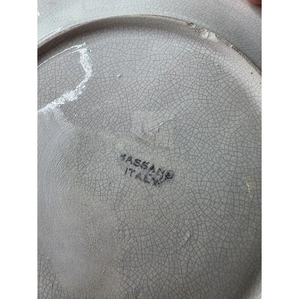 Ducks Bird Stoneware Dinner‎ Plates Set/4 Thanksgiving Made In Italy