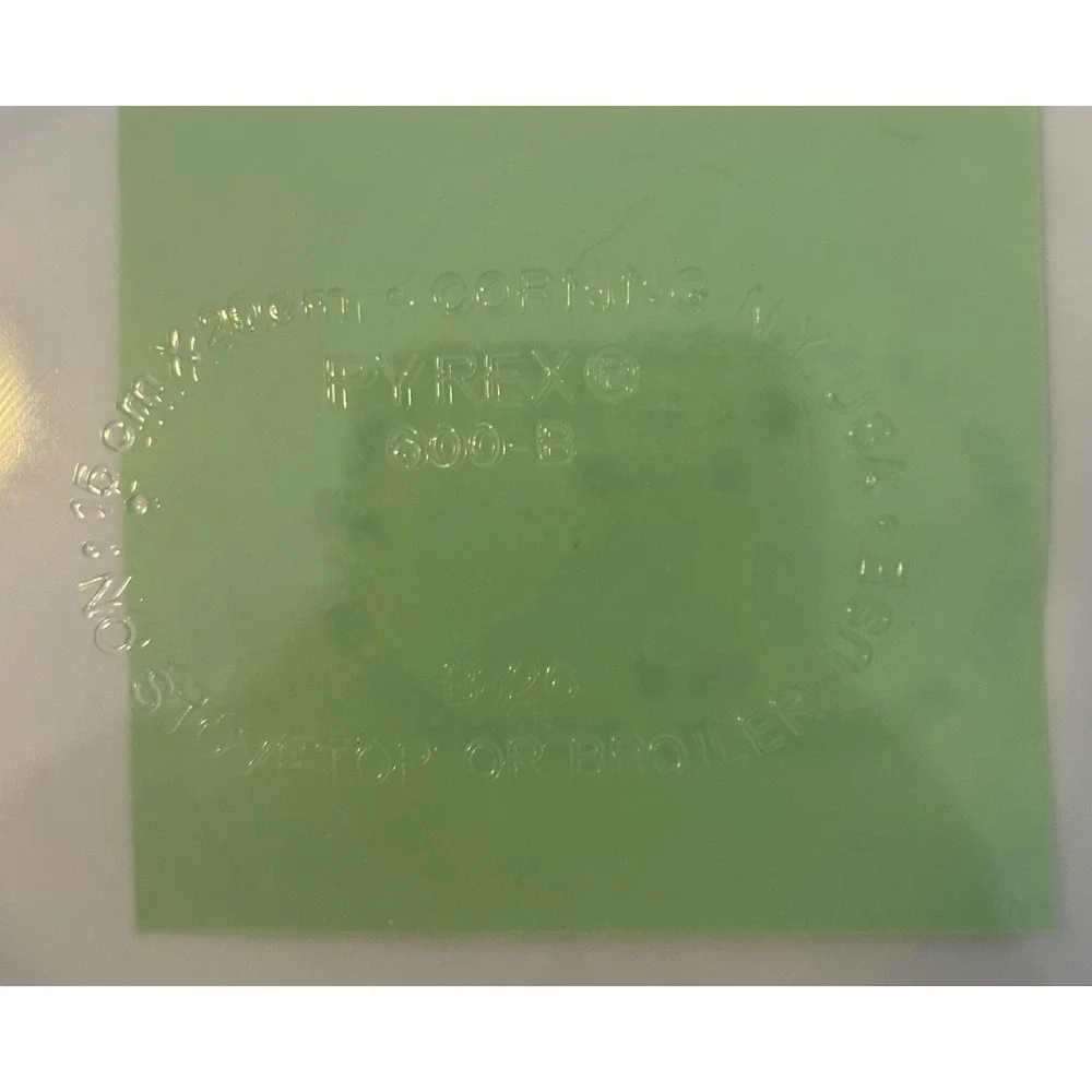 Pyrex Corning Clear Glass Set of 2 Grab It Single Serve Microwave Plate 600-B