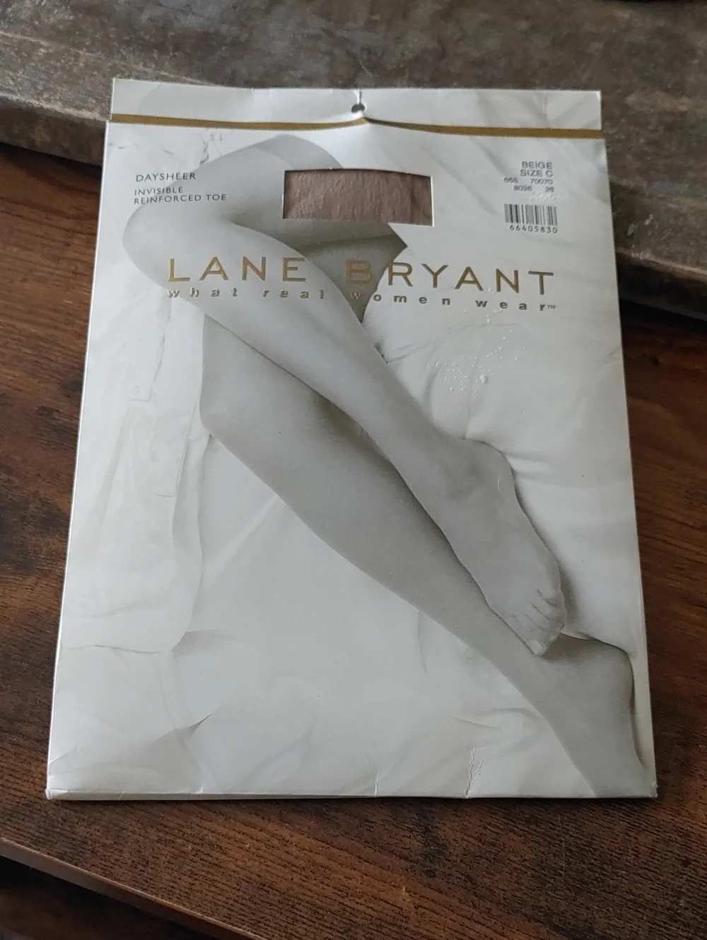 NWT Lane Bryant sz C Beige Daysheer Pantyhose