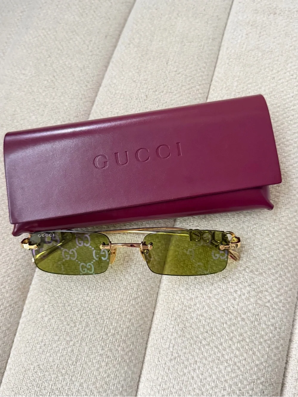 Gucci men’s rimless