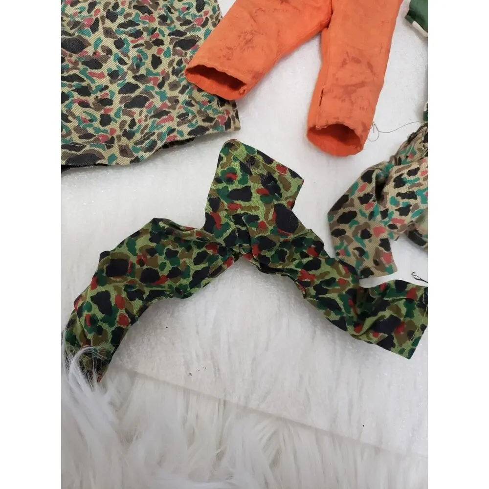 READ 1964 GI JOE MIKE POWERS ATOMIC MAN Action Figure Jumpsuit Camouflage Poncho