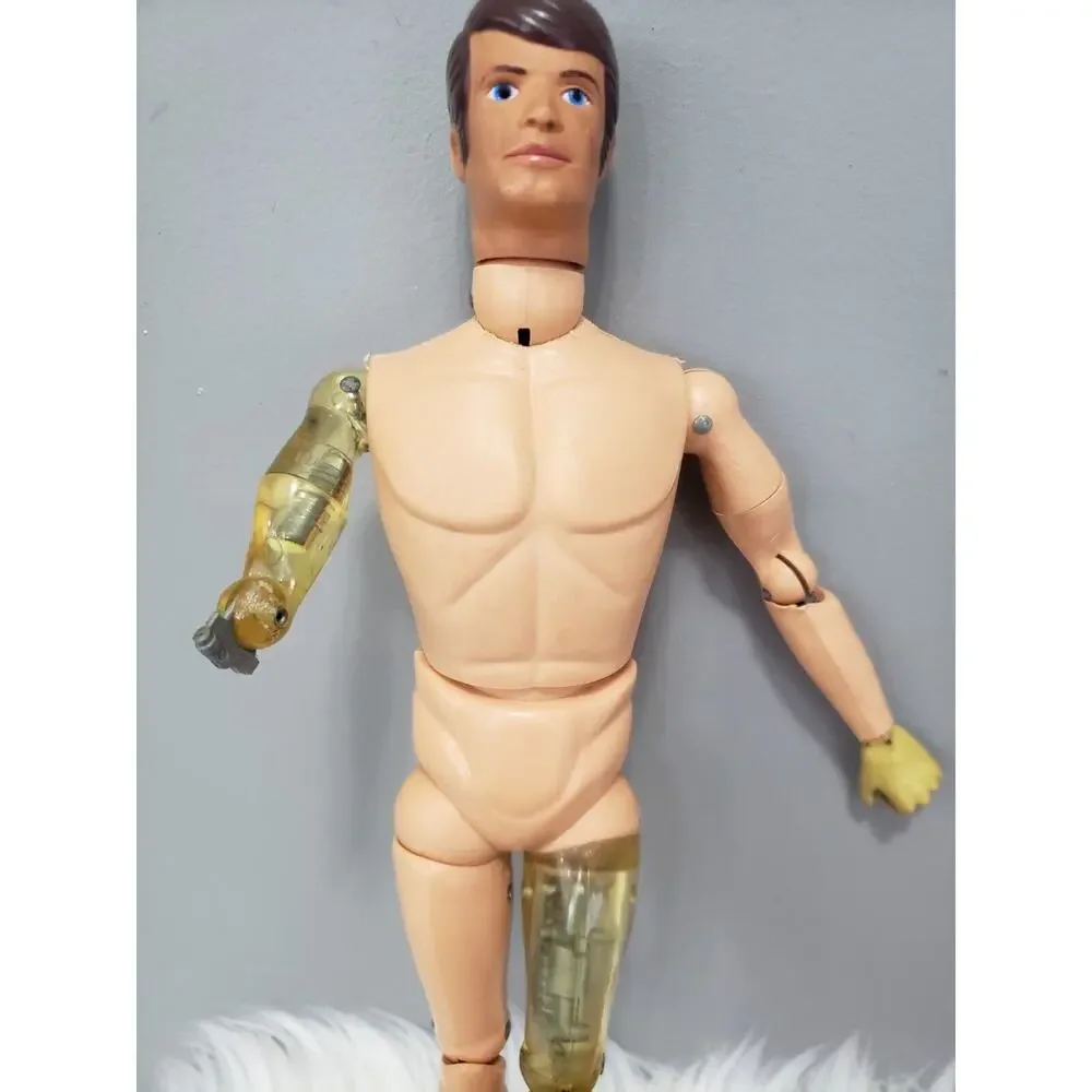 READ 1964 GI JOE MIKE POWERS ATOMIC MAN Action Figure Jumpsuit Camouflage Poncho