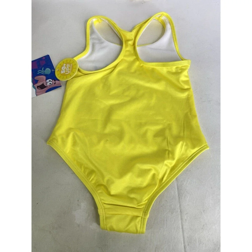 SpongeBob SquarePants One Piece Swim Swimsuit Swimwear Toddler Girls Size 3T