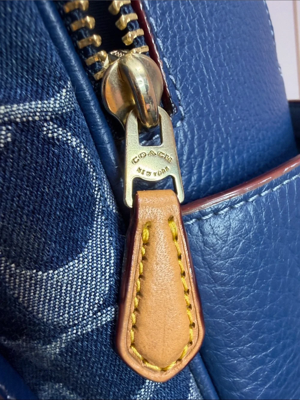 Coach Court Backpack In Signature Denim