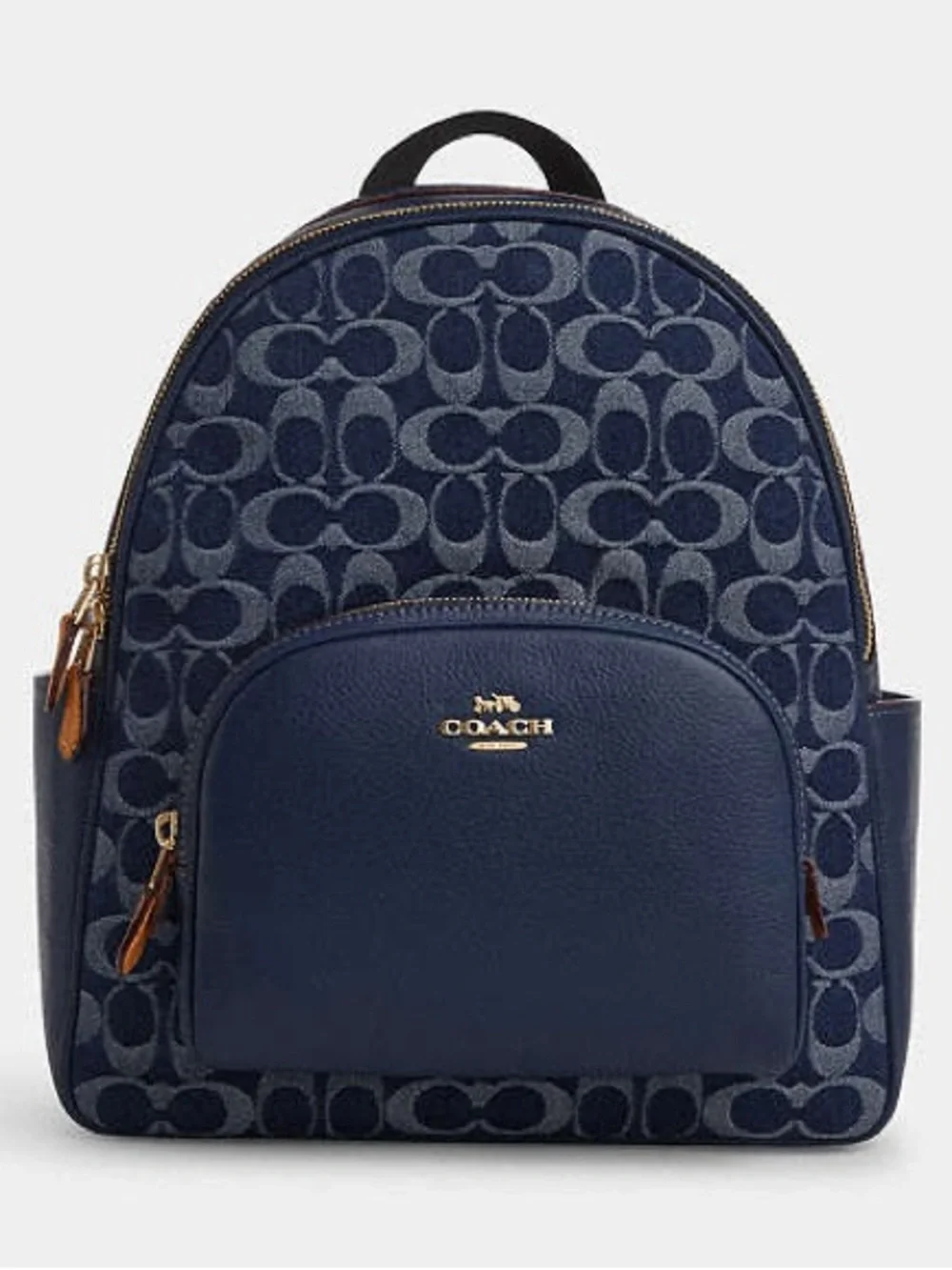 Coach Court Backpack In Signature Denim