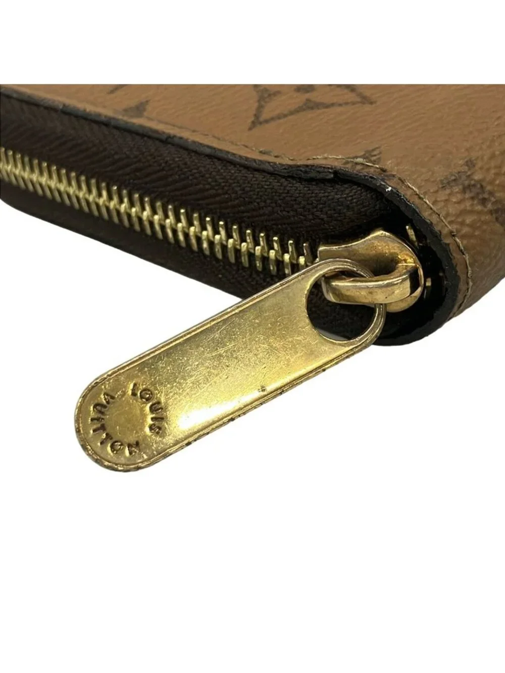 Louis Vuitton Wallet Monogram Reverse Zippy Noir Blanc