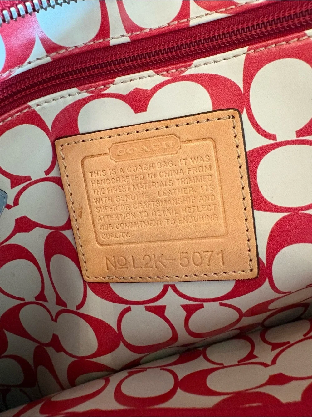 Coach decent vintage