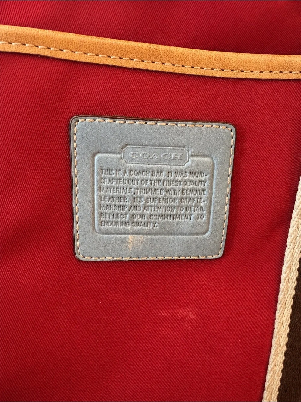 Coach decent vintage