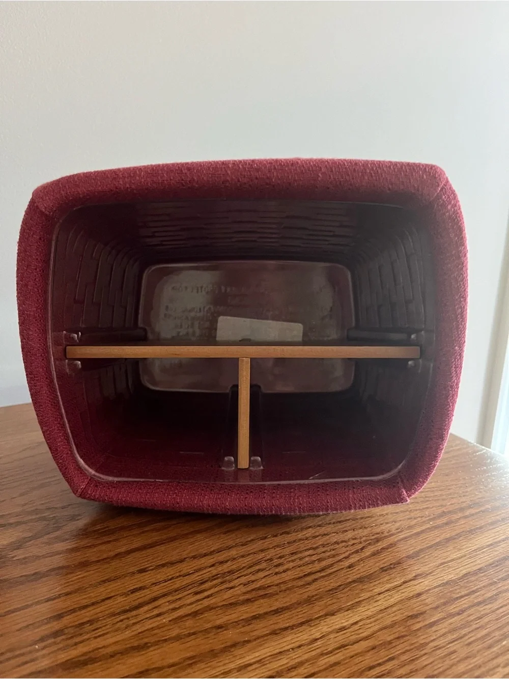 Longaberger liner burgundy