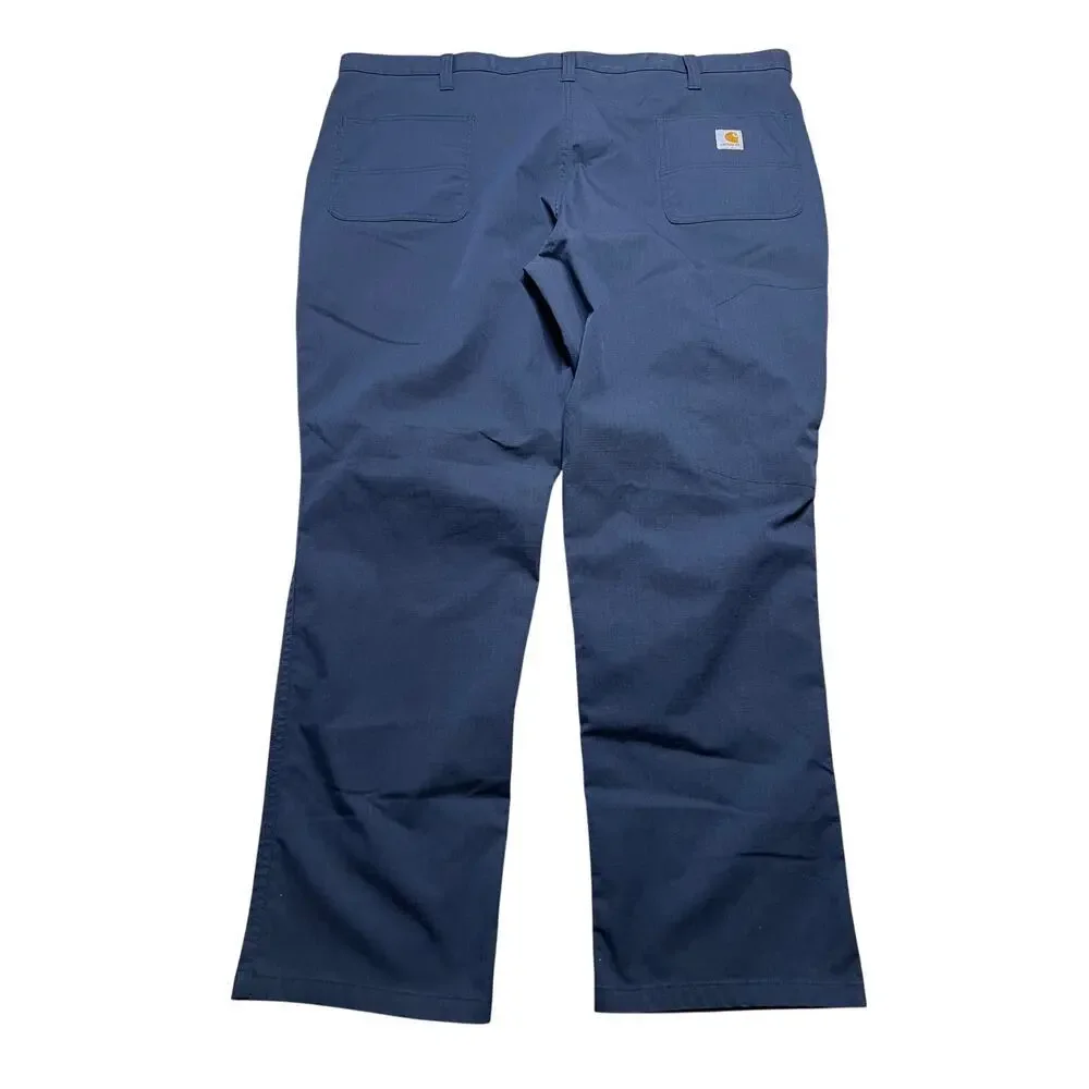Carhartt Relaxed Fit  Cargo Blue Men 44x32 Work Pants Y2K‎ utility Retro