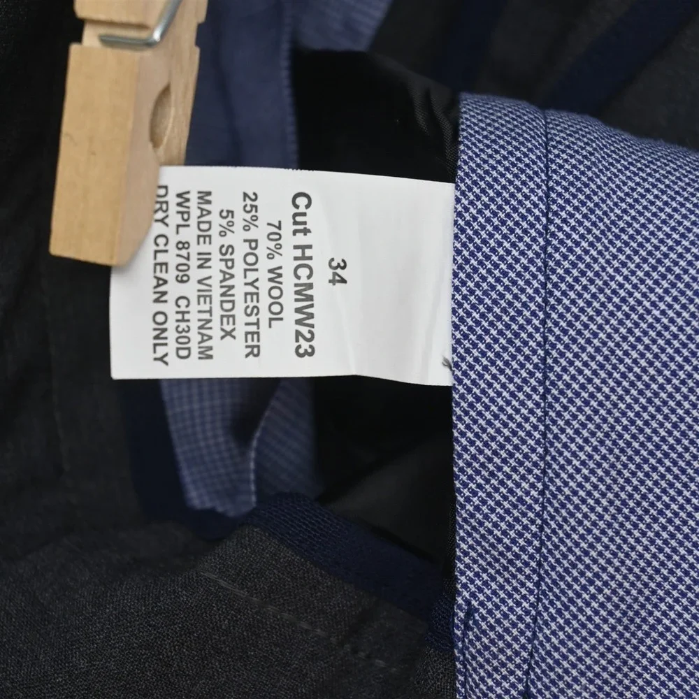 Cole Haan 40L 34x34 Gray Grand OS Slim Soft Shoulder Mens Jacket Pants Suit