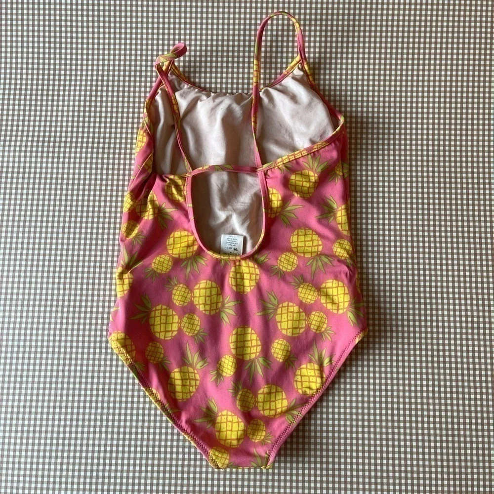 Crewcuts pineapple print‎ swimsuit. Girl size 10