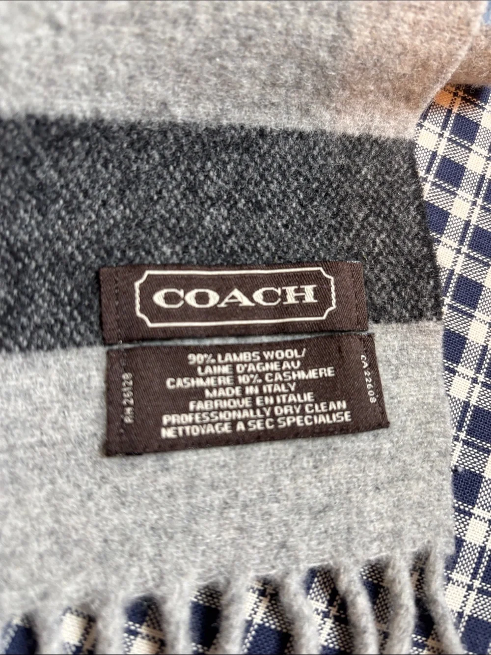 Coach designer scarf