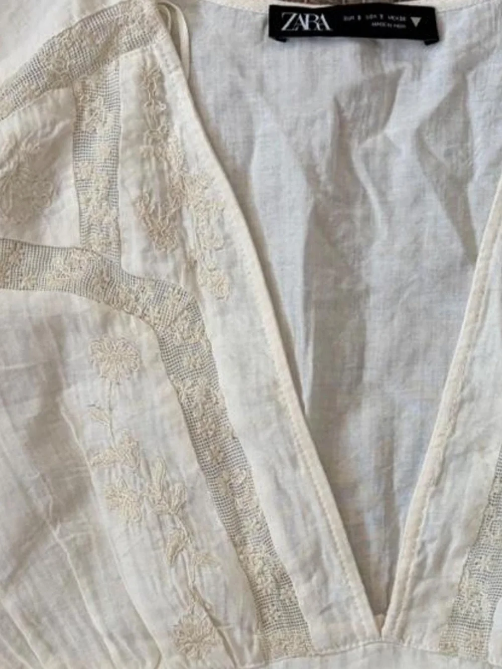 Zara inset lace