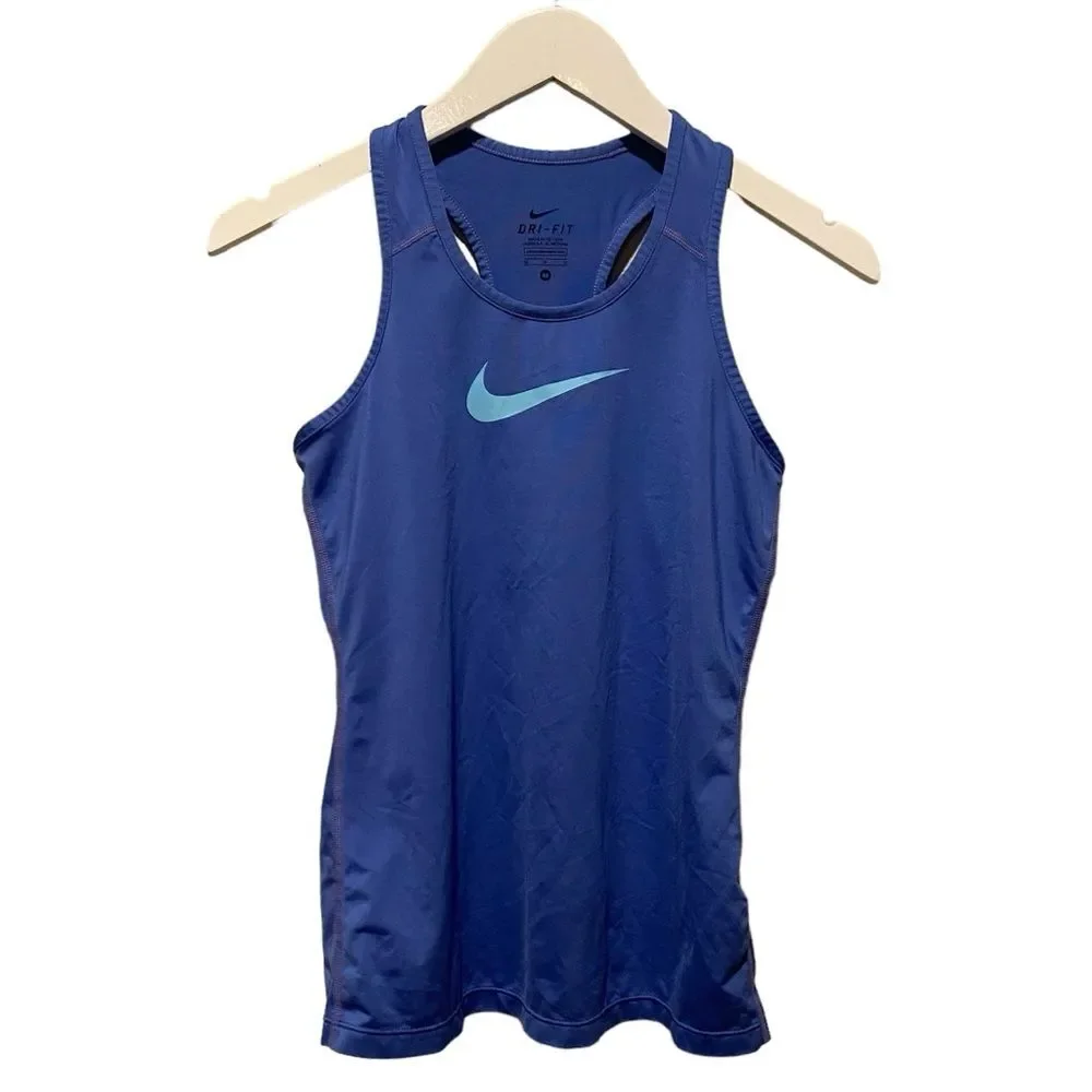 Nike Dri Fit Tank size‎ Medium Active Running blue