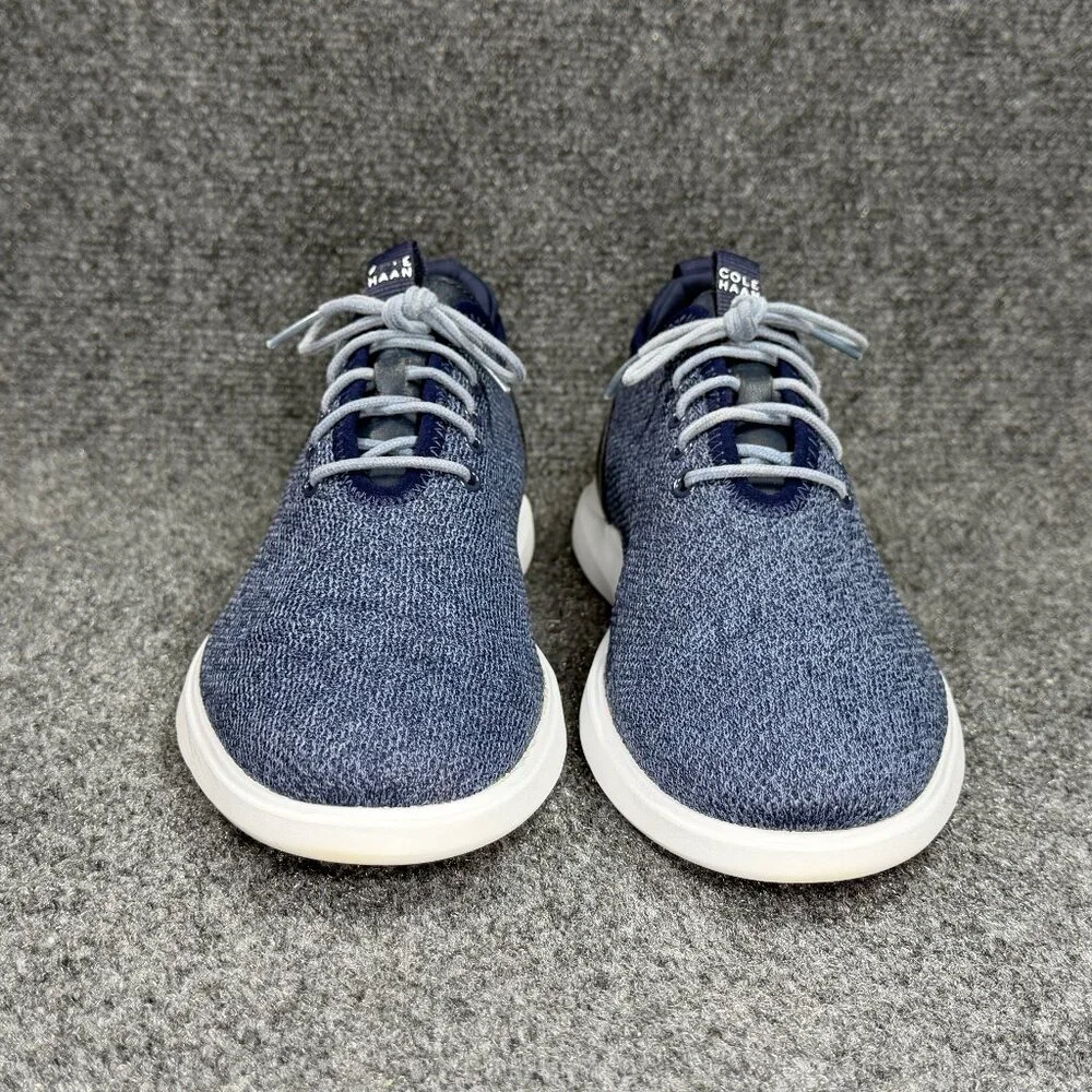 Cole Haan Grand Pluss Essex Distance Knit Oxford Men Size 10.5 Blue Shoe Sneaker