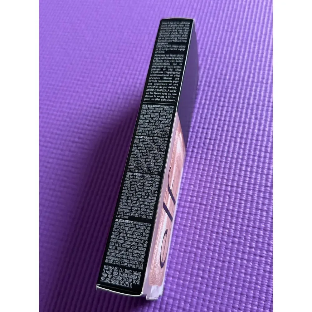 New e.l.f. Cosmetics Glow Reviver Lip Oil Quad Goals Set 4 Full Size Glosses